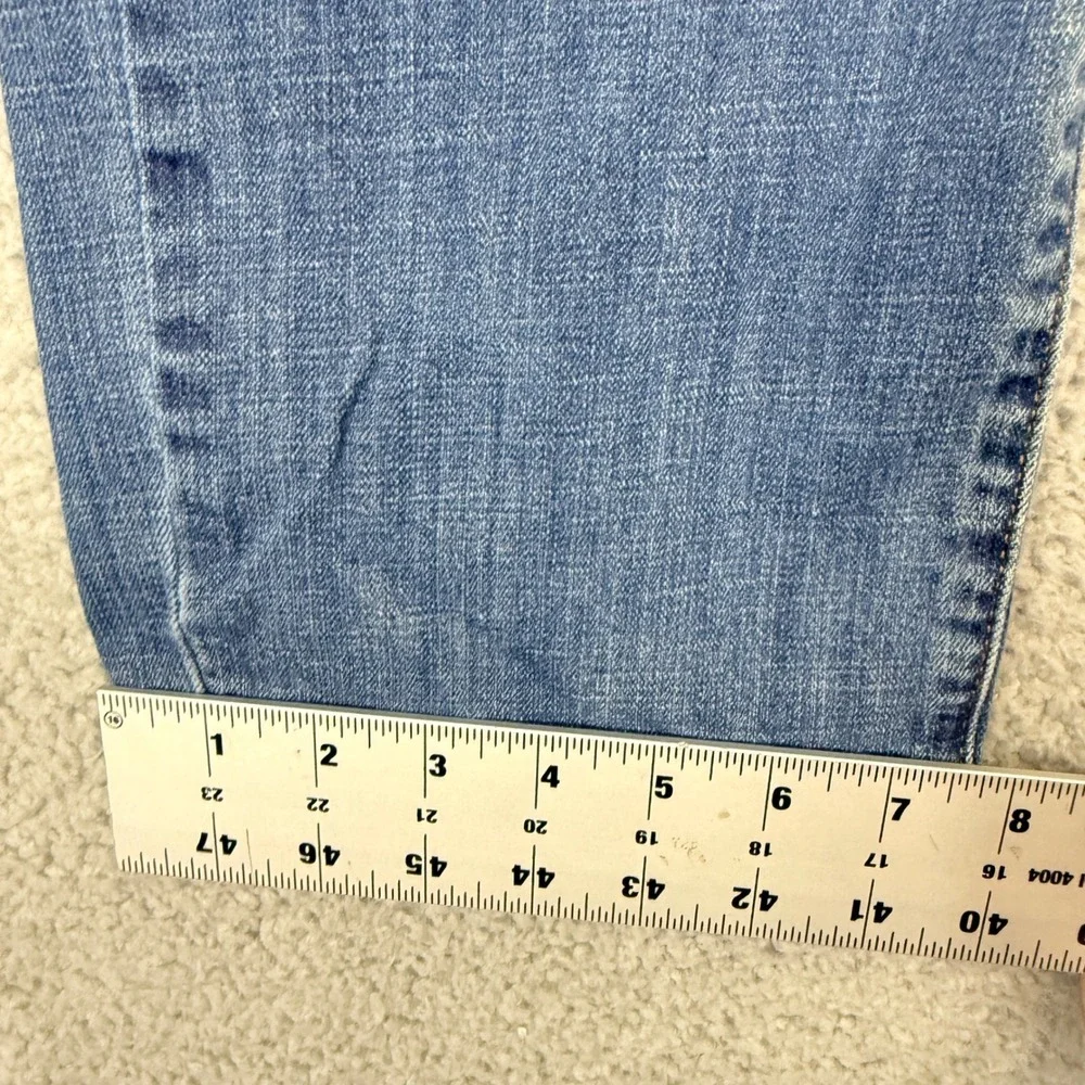 Lucky Brand 221 Original Straight Mens Blue Jeans 34x32 Medium Wash Denim